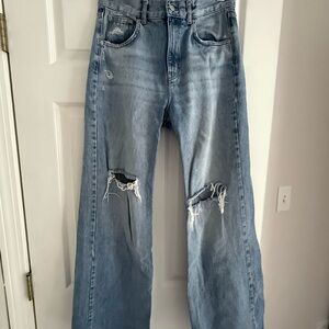 Pull&Bear Faded Blue Denim Jeans